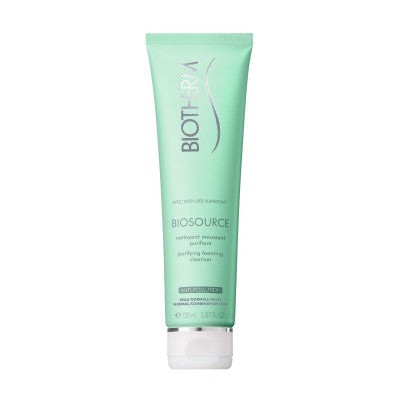 Biotherm Biosource Mousse Nettoyante Hydra-minérale Exfoliante Et Tonifiante Pour Peaux Normales à Mixtes