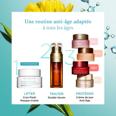 Clarins Cryo-Flash Masque-Crème Effet Lift Immédiat, Fermeté & éclat