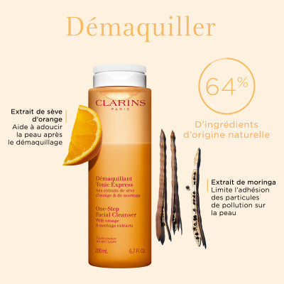 Clarins Démaquillant Tonic Express – Toutes Peaux Lait Démaquillant
