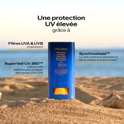 Shiseido Expert Sun Protector Stick Solaire Transparent SPF 50+