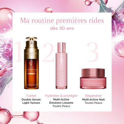 Clarins Multi-Active Emulsion Lissante, Booster D’éclat – Toutes Peaux
