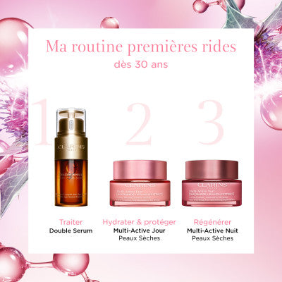 Clarins Multi-Active Jour Crème Lissante, Booster D’éclat – Peaux Sèches