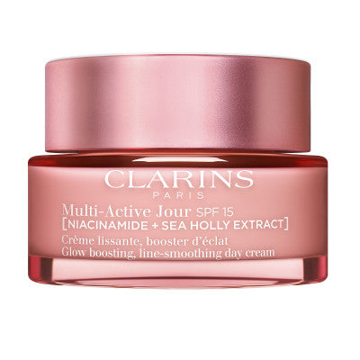 Clarins Multi-Active Jour SPF 15 Crème Lissante, Booster D’éclat - Toutes Peaux