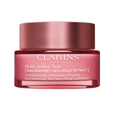 Clarins Multi-Active Nuit Crème Lissante, Rénovatrice De Peau – Toutes Peaux