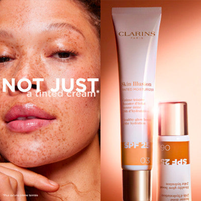 Clarins Skin Illusion Tinted Moisturizer SPF25 Crème Teintée Booster D'éclat